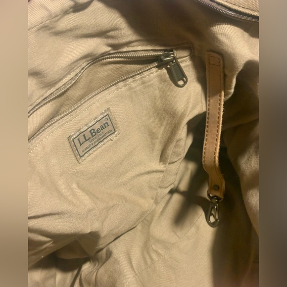 Vintage L.L. Bean Large Fox Embroidered Boat and Tote Bag – Rare - Picture 9 of 11